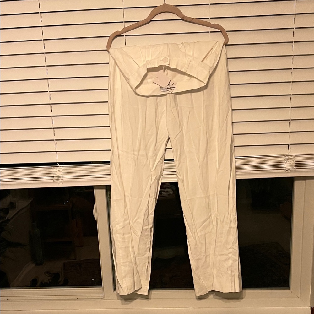 NONchalant White Wide Leg Pants